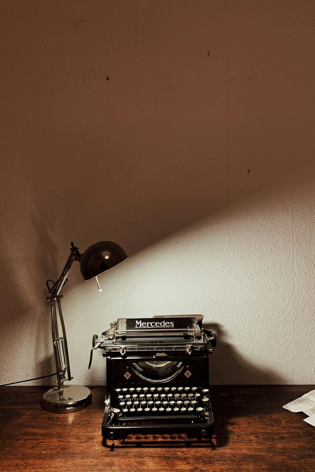 writer typing mystery